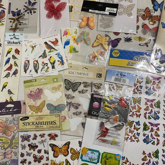 Other - Butterfly Bird Sticker Bundle